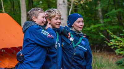 Juniorspejdere på PUF kursus